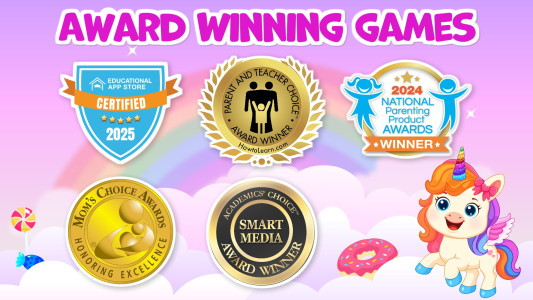اسکرین شات 4 بازی Unicorn Games for 2+ Year Olds