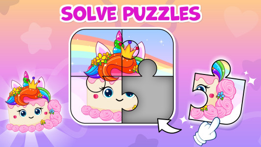 اسکرین شات 7 بازی Unicorn Games for 2+ Year Olds