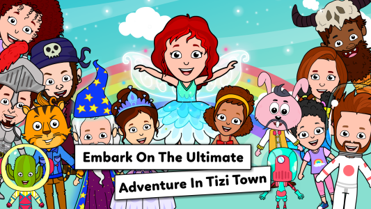 اسکرین شات 1 بازی Tizi Town: My Home World Games