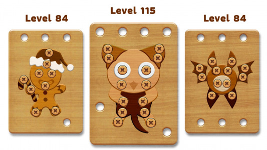 اسکرین شات بازی Nuts Bolts Wood Puzzle Games 7