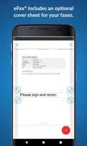 اسکرین شات 2 برنامه eFax App - Fax from Phone