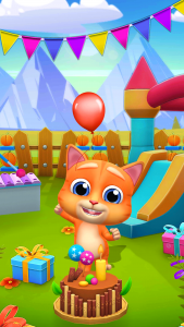اسکرین شات 2 بازی My Pet Jack - Virtual Cat Game