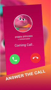 اسکرین شات بازی Call from poppy Chat + video call (Simulation)‏ 4