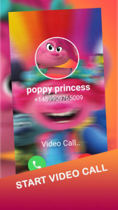 اسکرین شات بازی Call from poppy Chat + video call (Simulation)‏ 6