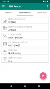 اسکرین شات برنامه SIM Reader 3