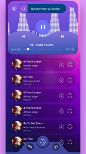 اسکرین شات برنامه دانلود اهنگ 4