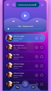 اسکرین شات برنامه دانلود اهنگ 1