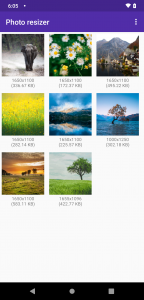 اسکرین شات 4 برنامه Photo resize