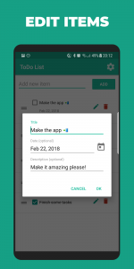 اسکرین شات 4 برنامه ToDo List & Widget for Edge Sc