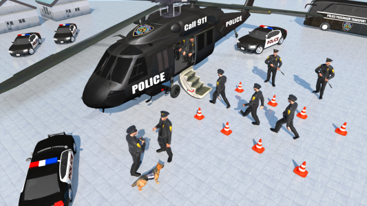 اسکرین شات برنامه Police Bus Simulator Bus Game 2