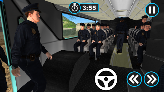 اسکرین شات برنامه Police Bus Simulator Bus Game 6