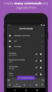 اسکرین شات 6 برنامه Bot Designer For Discord