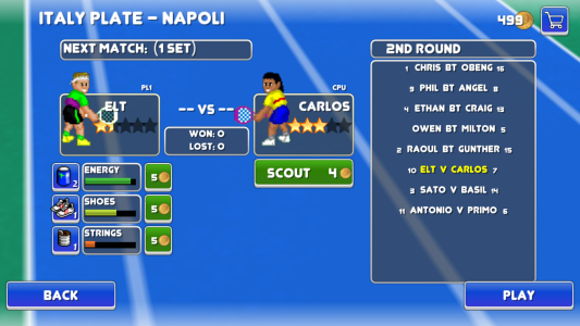 اسکرین شات 3 بازی Tennis Champs FREE