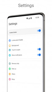 اسکرین شات 2 برنامه Control Center Android 12 Styl