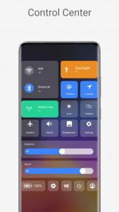 اسکرین شات 1 برنامه Control Center Mac Style