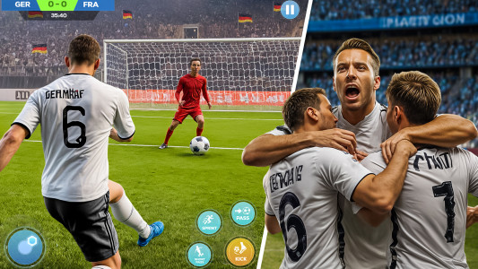 اسکرین شات 3 بازی Soccer 2025 Football Games
