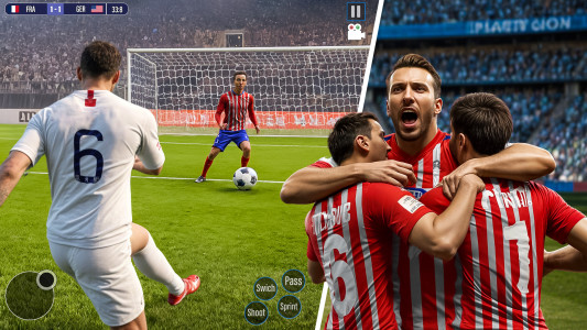 اسکرین شات 3 بازی Soccer 2026 Football Games