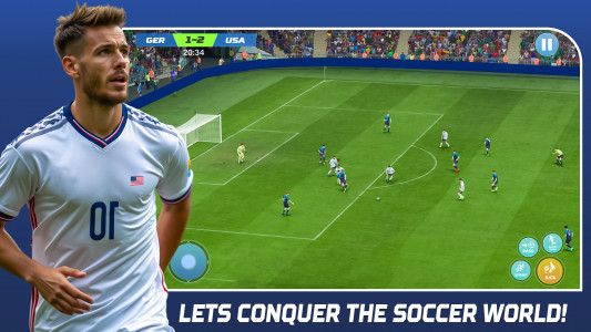 اسکرین شات 2 بازی Soccer 2025 Football Games
