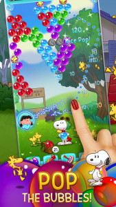 اسکرین شات بازی Bubble Shooter - Snoopy POP! 1