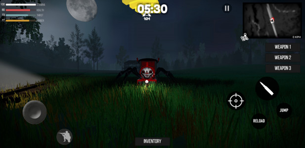 اسکرین شات بازی Horror Spider Train Escape 4