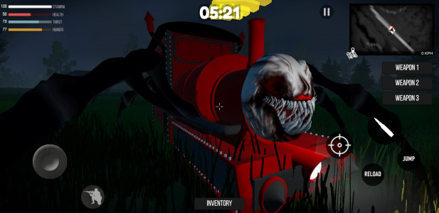 اسکرین شات بازی Horror Spider Train Escape 2