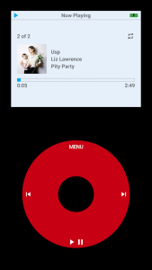 اسکرین شات برنامه retroPod - Click Wheel Music Player 1