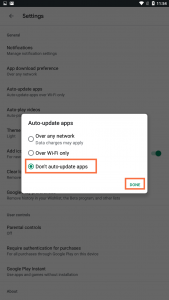اسکرین شات برنامه Stop Play Store APP Auto Updat 3