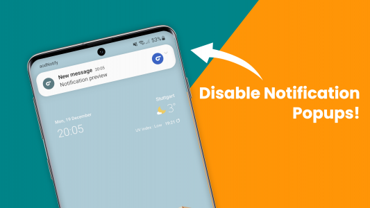 اسکرین شات برنامه Disable Notification Popups 1