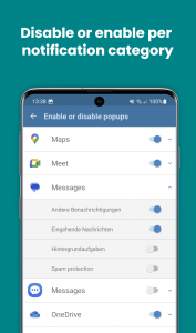 اسکرین شات برنامه Disable Notification Popups 4