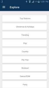 اسکرین شات 4 برنامه Jango Radio
