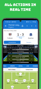 اسکرین شات 3 برنامه Live Action Soccer 2024/2025