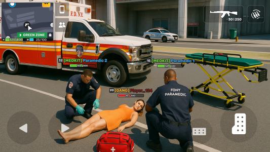 اسکرین شات 4 بازی Flex City: Online RP Car Game