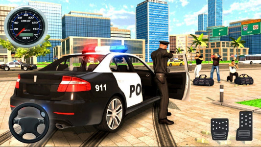 اسکرین شات بازی بازی ماشین پلیس جنگی 1