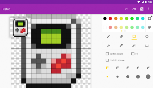 اسکرین شات برنامه Pixel Brush - Pixel art creator 5