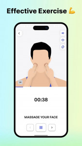 اسکرین شات 2 برنامه Jawline exercises and mewing