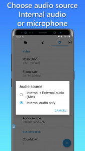 اسکرین شات برنامه Internal Audio Screen Recorder 5