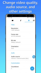 اسکرین شات برنامه Internal Audio Screen Recorder 4