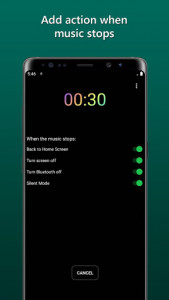 اسکرین شات برنامه Sleep Timer for Spotify and Music 2
