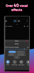 اسکرین شات 4 برنامه Voloco: Auto Vocal Tune Studio