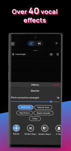 اسکرین شات برنامه Voloco: Auto Vocal Tune Studio 4