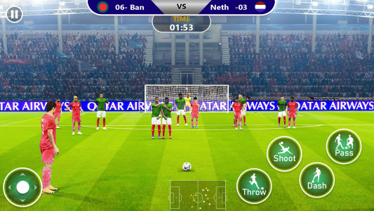 اسکرین شات 2 بازی Dream Football 2025 Soccer 3d
