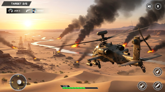 اسکرین شات 3 بازی Gunship Air Strike! Heli Raid