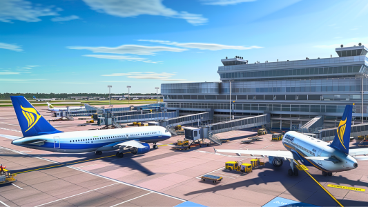 اسکرین شات 5 بازی Airplane Flying Simulator Game