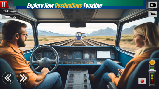 اسکرین شات 2 بازی Train Games 3d Train Driving