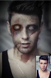 اسکرین شات برنامه Horror Face Maker (Zombie) 3