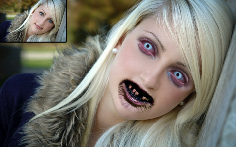 اسکرین شات برنامه Horror Face Maker (Zombie) 5