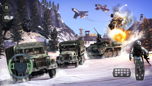 اسکرین شات 2 بازی Army Truck Driving Simulator