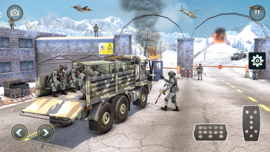 اسکرین شات بازی Truck Simulator Army Games 3D 3
