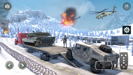 اسکرین شات بازی Truck Simulator Army Games 3D 4