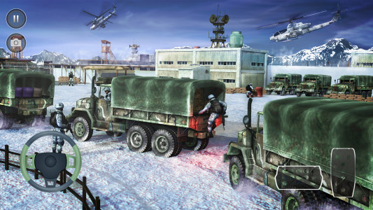 اسکرین شات 1 بازی Military Truck Driving Games